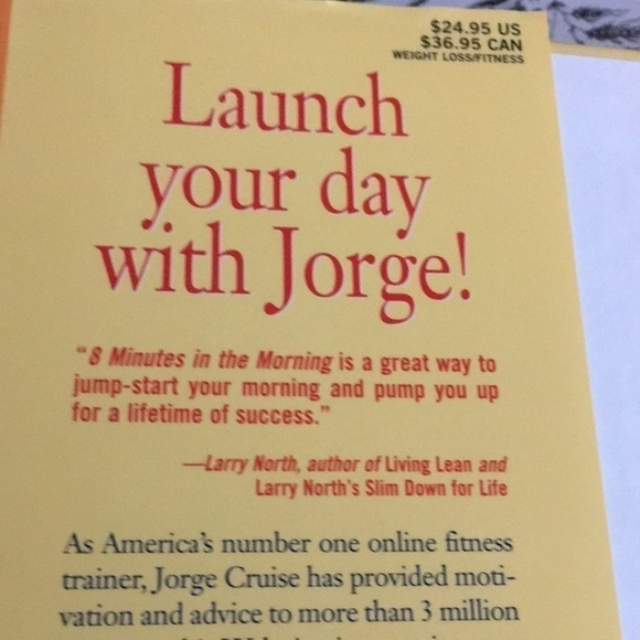 8 Minutes In The Morning Hardcover Book by Jorge Cruise 2001 - Picture 5 of 10